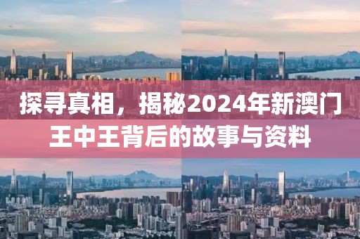 探寻真相，揭秘2024年新澳门王中王背后的故事与资料