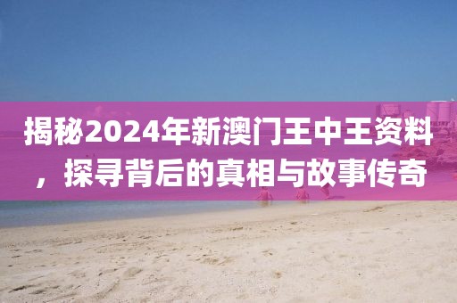 揭秘2024年新澳门王中王资料，探寻背后的真相与故事传奇