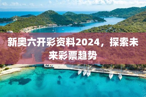 新奥六开彩资料2024，探索未来彩票趋势