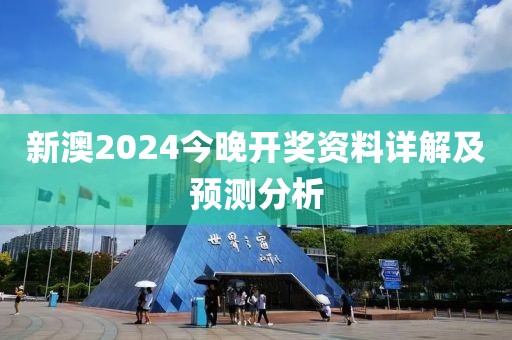 新澳2024今晚开奖资料详解及预测分析